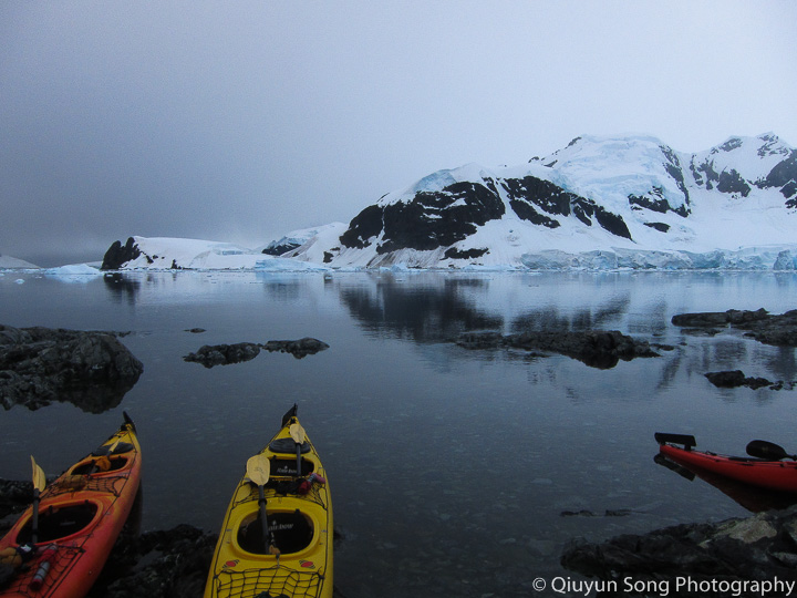 Kayaking in Paradise Harbor