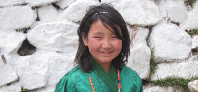 Bhutanese Girl in Kira